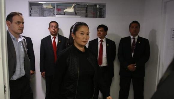 Keiko Fujimori debía ser interrogada este lunes por el despacho del fiscal José Domingo Pérez. (Foto: GEC)
