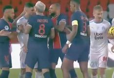 PSG vs. Marsella: Neymar fue expulsado en final del clásico francés con lluvia de golpes | VIDEO