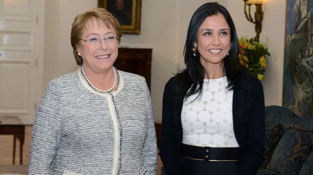 Michelle Bachelet recibió a Nadine Heredia en La Moneda - 3