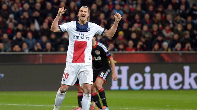 Zlatan y la celebración de sus golazos en la paliza del PSG - 1