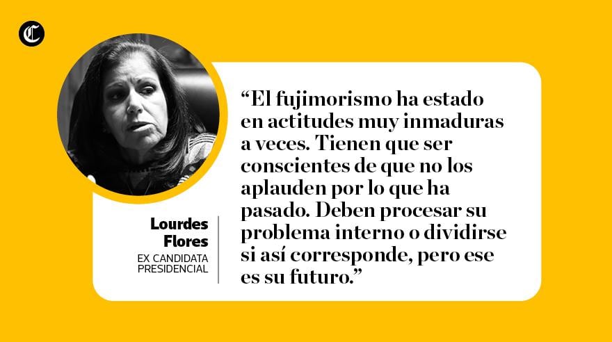 La lideresa del Partido Popular Cristiano (PPC), Lourdes Flores Nano, hizo un llamado a las bancadas políticas, especialmente a la oposición, para tener una actitud responsable con Martín Vizcarra como presidente. (El Comercio)
