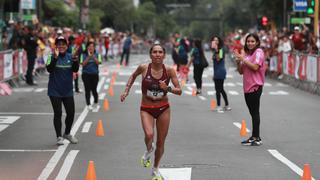 Lima 42K: Gladys Tejeda celebra el campeonato nacional de maratón 