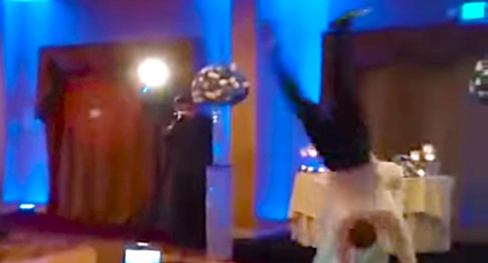 Este novio te enseña qué no debes hacer en tu boda. (Foto: Captura de YouTube)