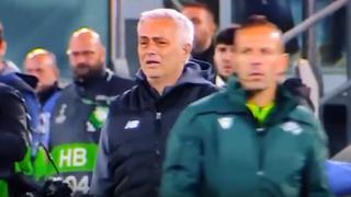 Las lágrimas de emoción de Mourinho tras llevar a Roma a final de la Conference League | VIDEO