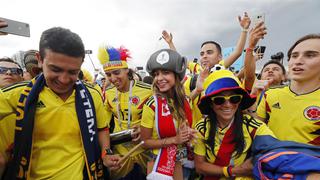 Colombia vs. Inglaterra: la belleza, el color y las postales en elEstadio del Spartak