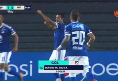 Millonarios vs. Leones: así fue el gol de David Silva para el 1-0 de los 'azules' | VIDEO