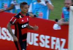 Paolo Guerrero anotó gol desde fuera del área con el Flamengo por el Torneo Carioca