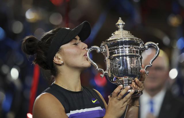 Bianca Andreescu se convirtió en la primera debutante en ganar el US Open | Foto: Agencias