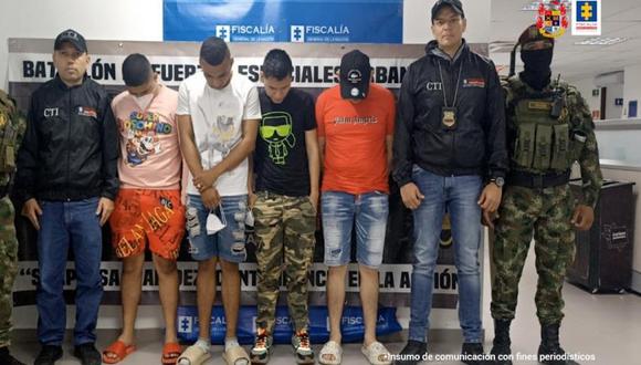 Envían a la cárcel a varios miembros de las bandas Triple X’ y ‘Los Gigoló’ en Colombia (FOTO: Fiscalía de Colombia).