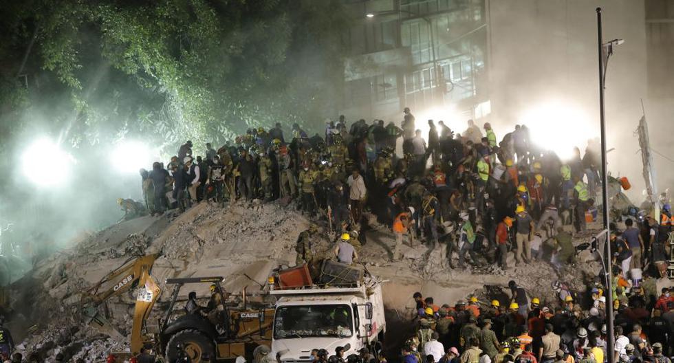Imagen del terremoto de septiembre pasado en México (Foto: EFE)
