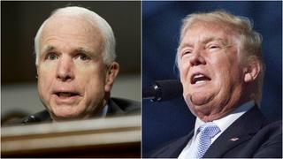 McCain: Trump no tiene licencia para difamar lo mejor de EE.UU.