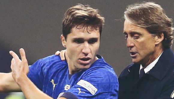 Roberto Mancini se refirió a la selección de Italia y su futuro en las Eliminatorias. (Foto: EFE)