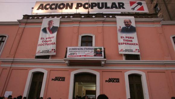 Acción Popular: cisma en el partido por elecciones internas