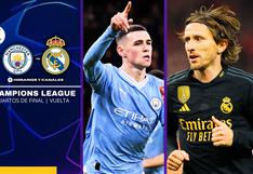 Manchester City vs Real Madrid: horarios y canales