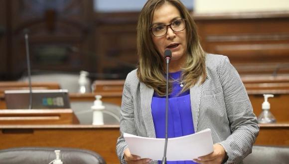 La congresista Magaly Ruiz, de la bancada APP, es parte de los investigados conocidos como "Mochasueldos". (Foto: Congreso)