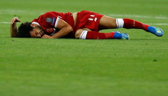 ¿Salah llegará a Rusia 2018? Fisioterapeuta brindó tiempo de recuperación. (Foto: AFP)