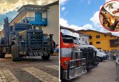 ‘Transformers’ en Perú: Cusqueños se fotografiaron junto a impresionantes vehículos