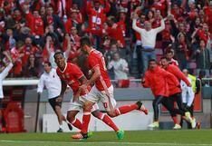Con André Carrillo, Benfica venció 2-1 al Estoril y sigue puntero en Portugal