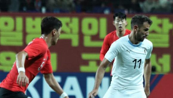 La selección de Uruguay se mide ante Corea del Sur esta mañana (6:00 am. EN VIVO ONLINE vía DirecTV Sports) en el Seoul World Cup Stadium. (Foto: AFP)