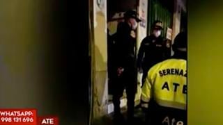 Detienen a más de 60 personas durante fiesta en discoteca clandestina de Ate  | VIDEO