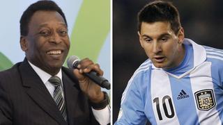 Pelé defendió a Messi en Argentina: “Uno no puede jugar solo”