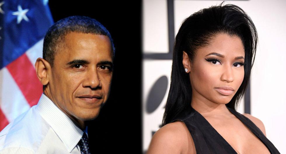 Barack Obama le dio un inesperado presente a Nicki Minaj. (Foto: Getty Images)