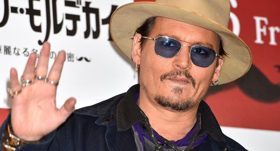 Johnny Depp continúa la promoción de su nueva cinta Mortdecai. (Foto: Getty Images)