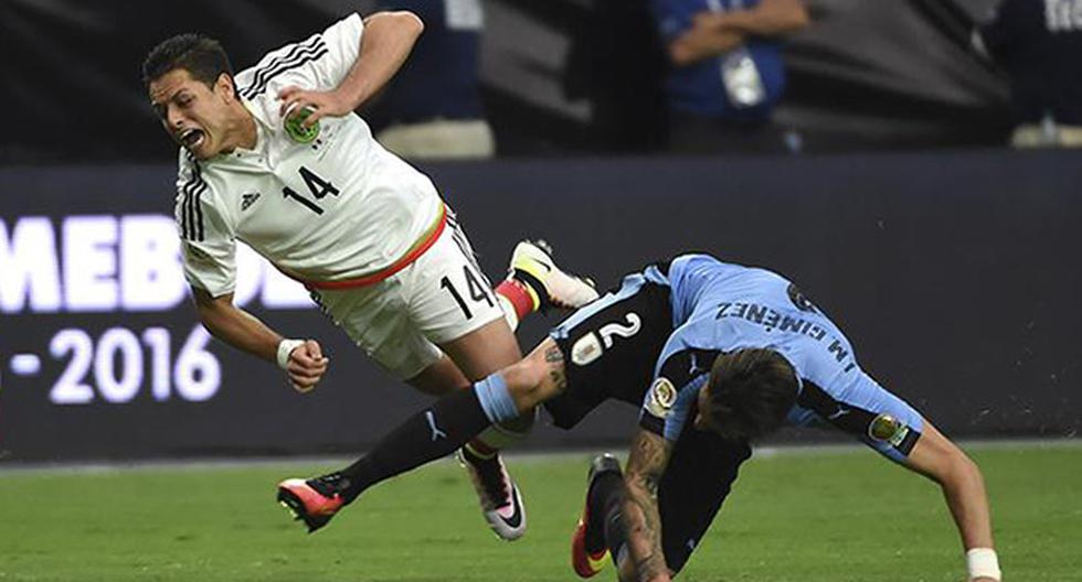 México y Uruguay se enfrentaron en la Copa América con triunfo para los aztecas (Foto: Getty Images)
