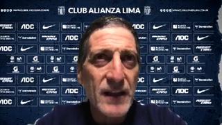 Mario Salas en Alianza Lima: ¿Apunta a repetir el juego que logró en Cristal? esto respondió el técnico
