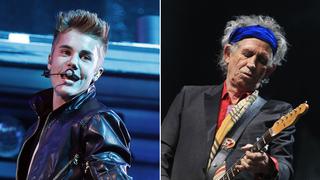 El día en que Keith Richards se peleó con Justin Bieber