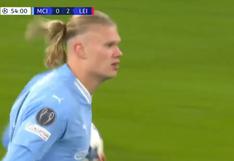 Apareció el ‘Androide’: Erling Haaland anotó el 1-2 de Manchester City vs Leipzig | VIDEO