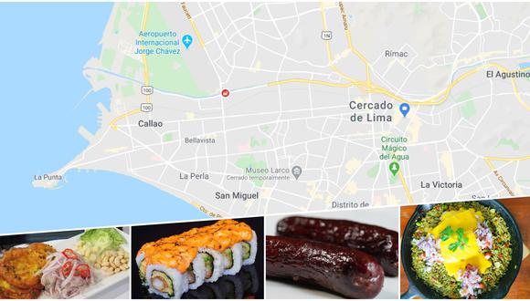En este artículo, incluimos un mapa interactivo donde podrá encontrar los restaurantes incluidos en la lista, con información útil para su pedido. Fotos: Google/ Cortesía.