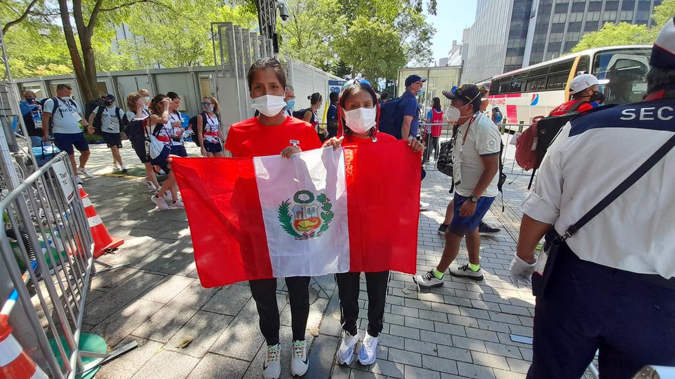 Gladys Tejeda y Jovana de la Cruz en Tokio 2020 | Foto: Christian Cruz Valdivia, enviado especial de El Comercio