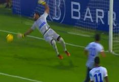 Carlos Cáceda evitó gol de Luis Aguiar con atajada increíble