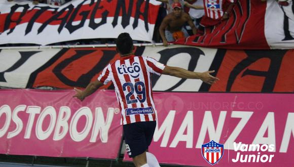 Junior venció 1-0 a Santa Fe con anotación de Teofilo Gutiérrez por la Liga Águila | Foto: Junior