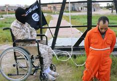 Estado Islámico: verdugo en silla de ruedas ejecuta a tres hombres