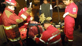 Triple choque en SMP dejó heridos a una embarazada y cinco bomberos