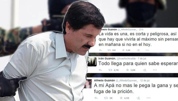 Hijos de 'El Chapo' anticiparon y celebran su fuga vía Twitter