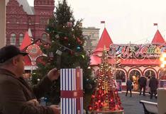 Rusia: El ambiente navideño en Moscú y su plaza Roja