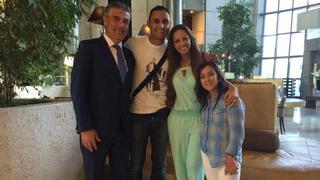 Keylor Navas llegó a Madrid junto a su familia