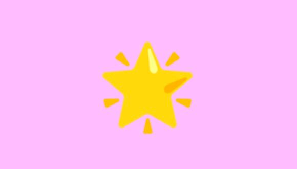 ¿Sabes realmente lo que significa el emoji de la estrella brillante en WhatsApp? Aquí te lo contamos. (Foto: Emojipedia)