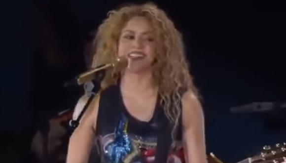¿Qué hizo Shakira la vez que se olvidó la letra de una de sus canciones en pleno concierto?