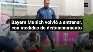 Bayern Munich volvió a los entrenamientos, siguiendo medidas de distanciamiento