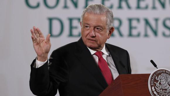 El presidente de México, Andrés Manuel López Obrador, participa en su rueda de prensa matutina en Palacio Nacional, en Ciudad de México (México). (Foto: EFE/Mario Guzmán).