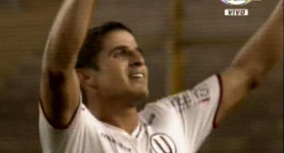 Aldo Corzo anotó de cabeza el segundo gol para Universitario de Deportes | Foto: captura