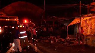 Trujillo: incendio consume mercado La Hermelinda y afecta casas