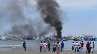 Paita: cuatro pescadores heridos tras incendio de embarcaciones
