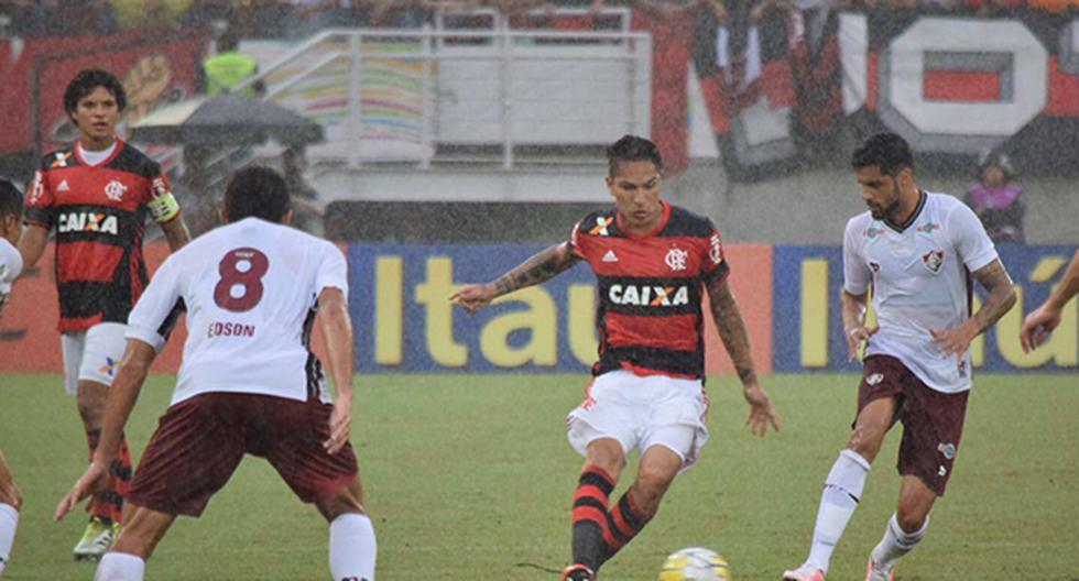 Paolo Guerrero marcó en el Brasileirao, pero Flamengo igual perdió ante Fluminense (Foto: Club Flamengo)