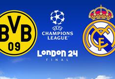 Hora de la final de la Champions: a qué hora juega el Real Madrid vs. Dortmund hoy