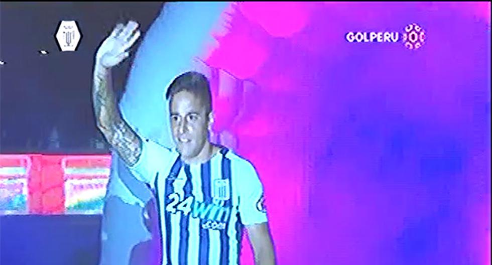 Alejandro Hohberg fue uno de los nuevos jugadores de Alianza Lima presentados en la Noche Blanquiazul (Foto: captura)